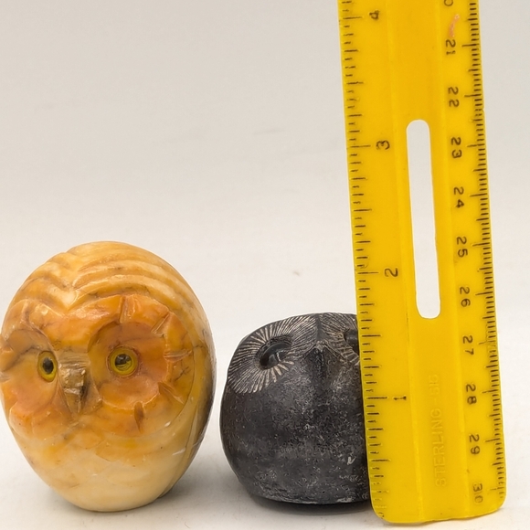 Two adorable Owl Figurines Needing Forever Home - Picture 6 of 8